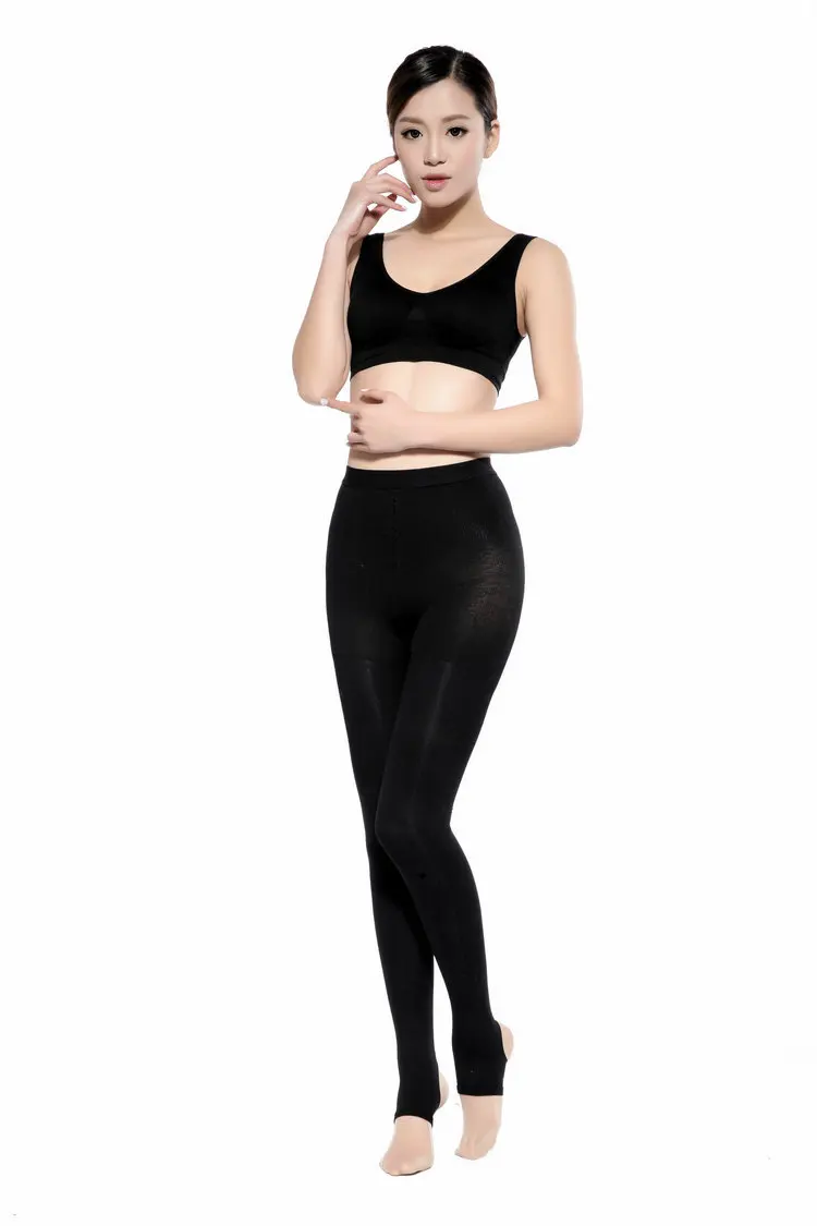15-20mmhg Frauen Druck Strumpfhosen Frühjahr Und Herbst Dick Elastische Hose Schöne Plus Schwarz Khaki Strumpfhosen Sexy Dünne Bein M L XL – Detail 10