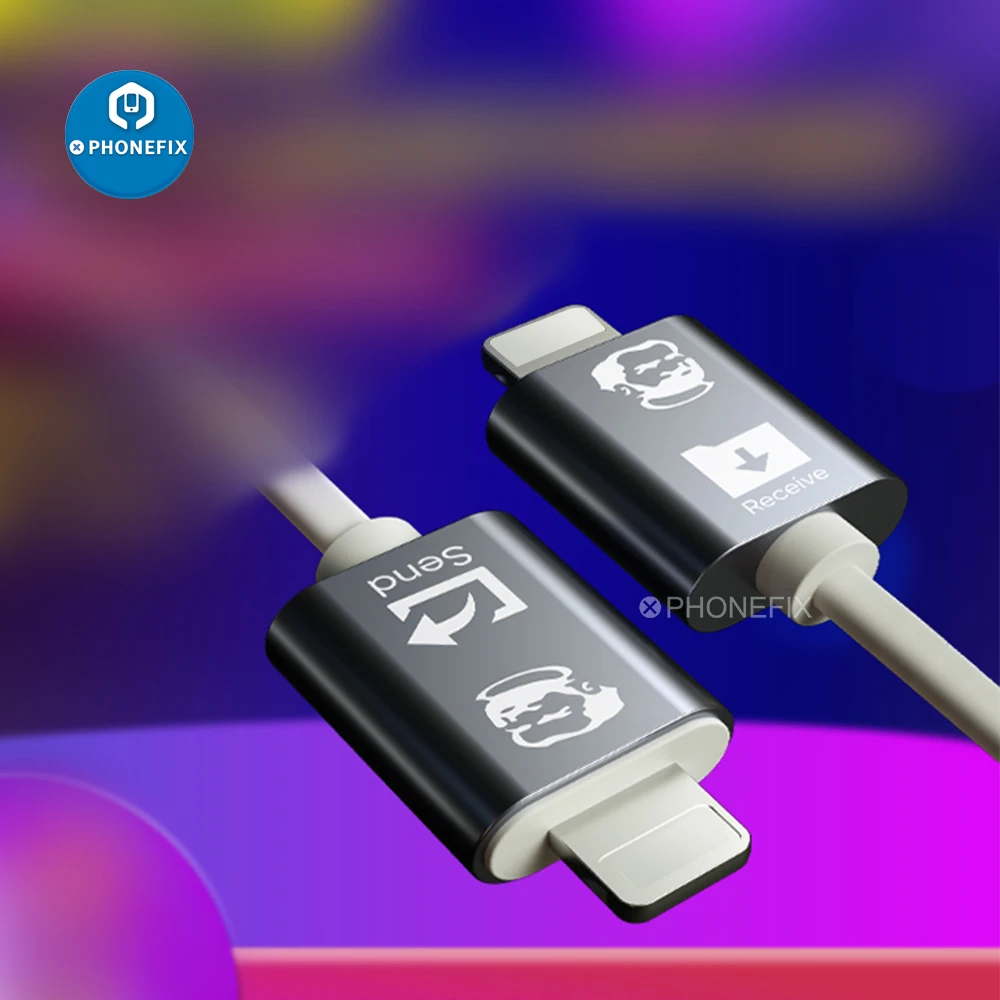 Mechanic Lightning High Speed Transmission Data Cable Lightning To Lightning Data Transfer Cable For iPhone / Android Phones