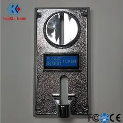Coin Acceptor Mask Front Plate for Arcade Video Games Vending Machine Part, 6 Kinds Different Coins Selector Acceptor
