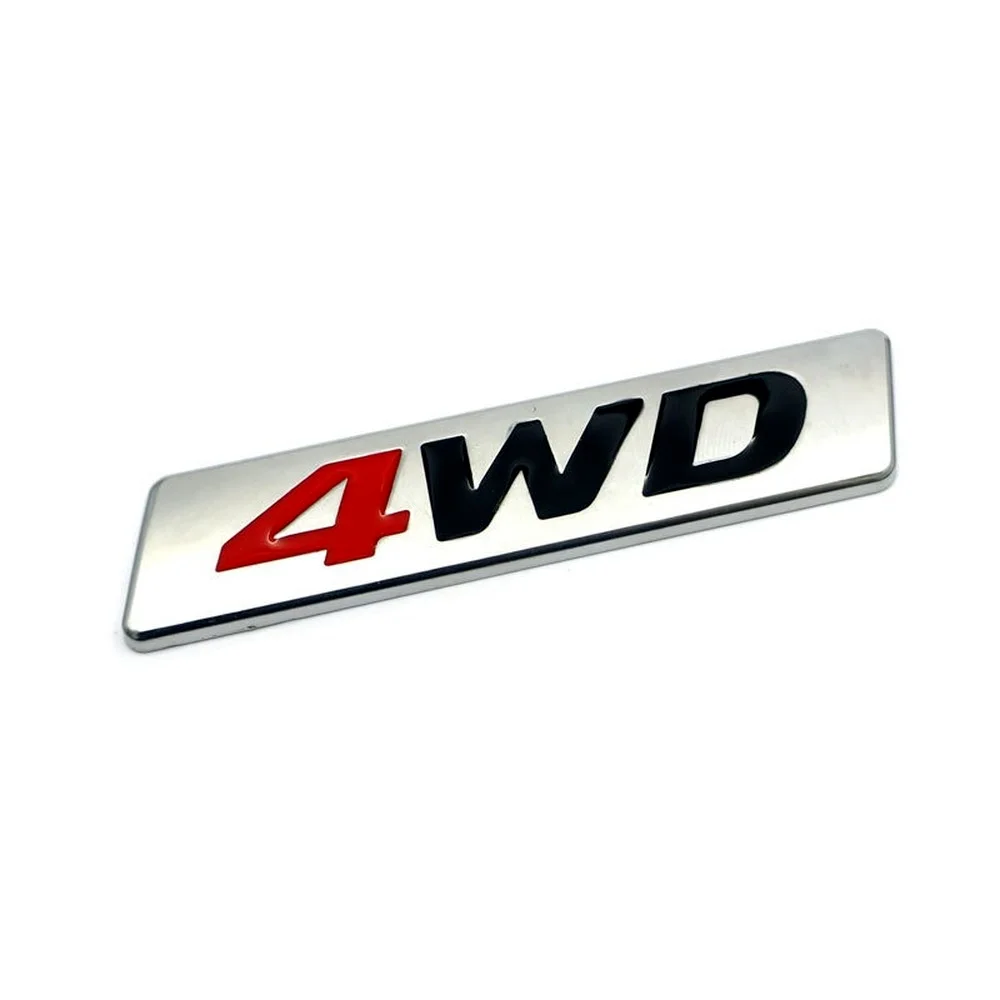 4WD 자동차 3D 편지 금속 스티커 엠 블 럼 배지 Decals 액세서리에 대 한 1 조각