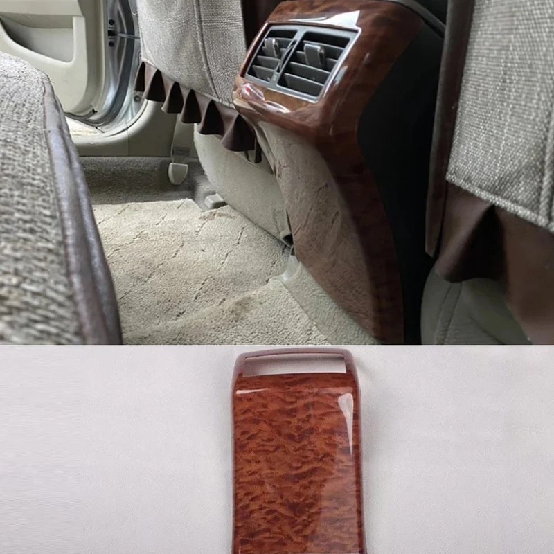 Untuk TOYOTA Camry 2006-2011 1PC Kayu ABS Belakang Mobil AC Ventilasi Outlet Cover Trim Mobil Styling aksesoris