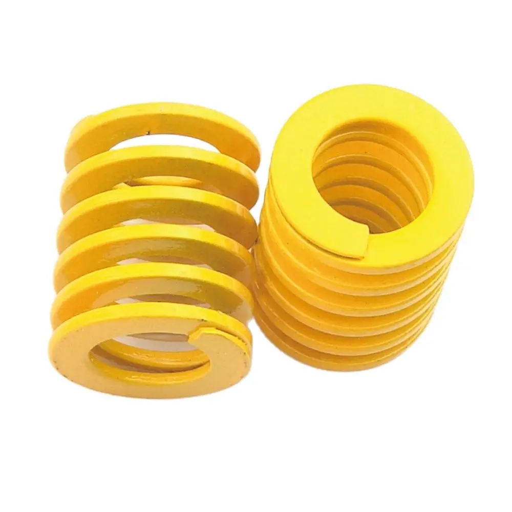 5pcs TF Light Load Mould Die Spring High Quality Yellow Comprssion Springs Made of Steel 10*5*20mm Wholesale
