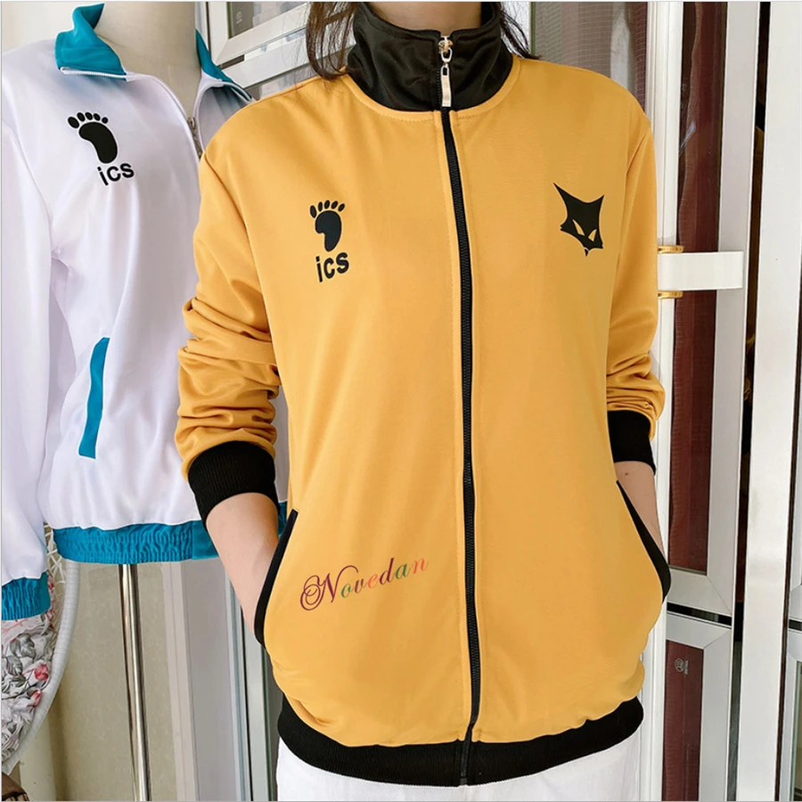 Anime MSBY Team Jacket 3D Printing Fall Winter Haikyu Baseball Jackets Stand Collar Men/Women Hip Hop Jacket