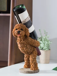 MGT-Creative Wine Rack, Animal Decoration, Cute Dog, Home, Living Room, Bar Counter, Gift, European Style