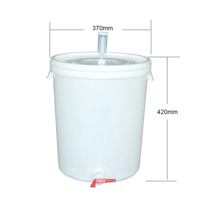 30L Food Grade Fermentation Barrel With Tap And Water Seal For Your Homebrew