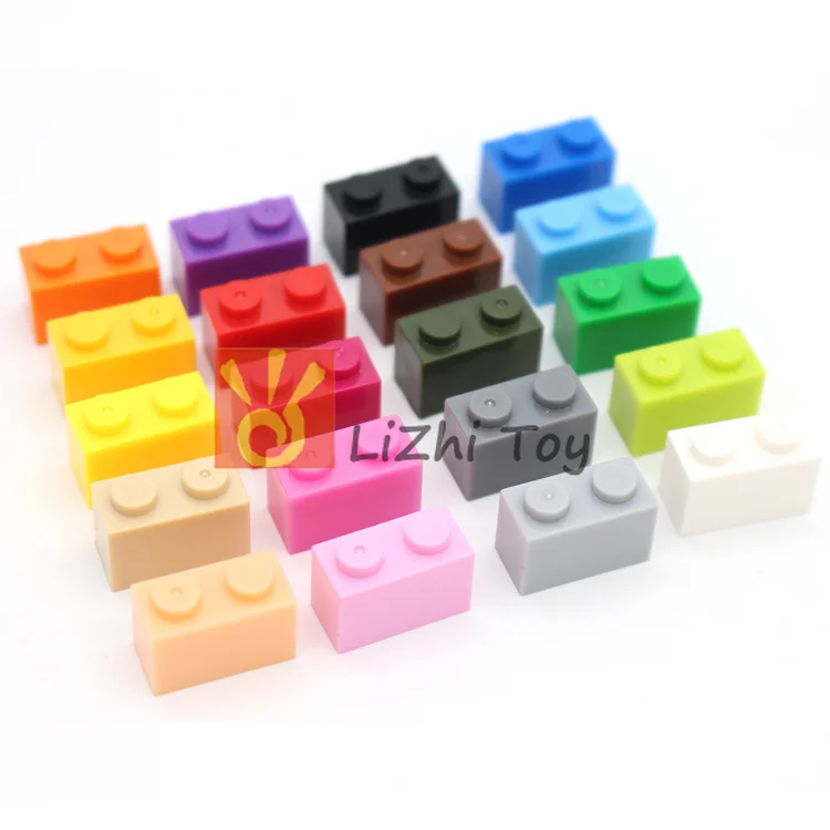 MOC *Brick 1*2 (3h) 3004 DIY Enlighten Building Blocks Educational Kids Toys Compatible with Assembles Particles 100pcs