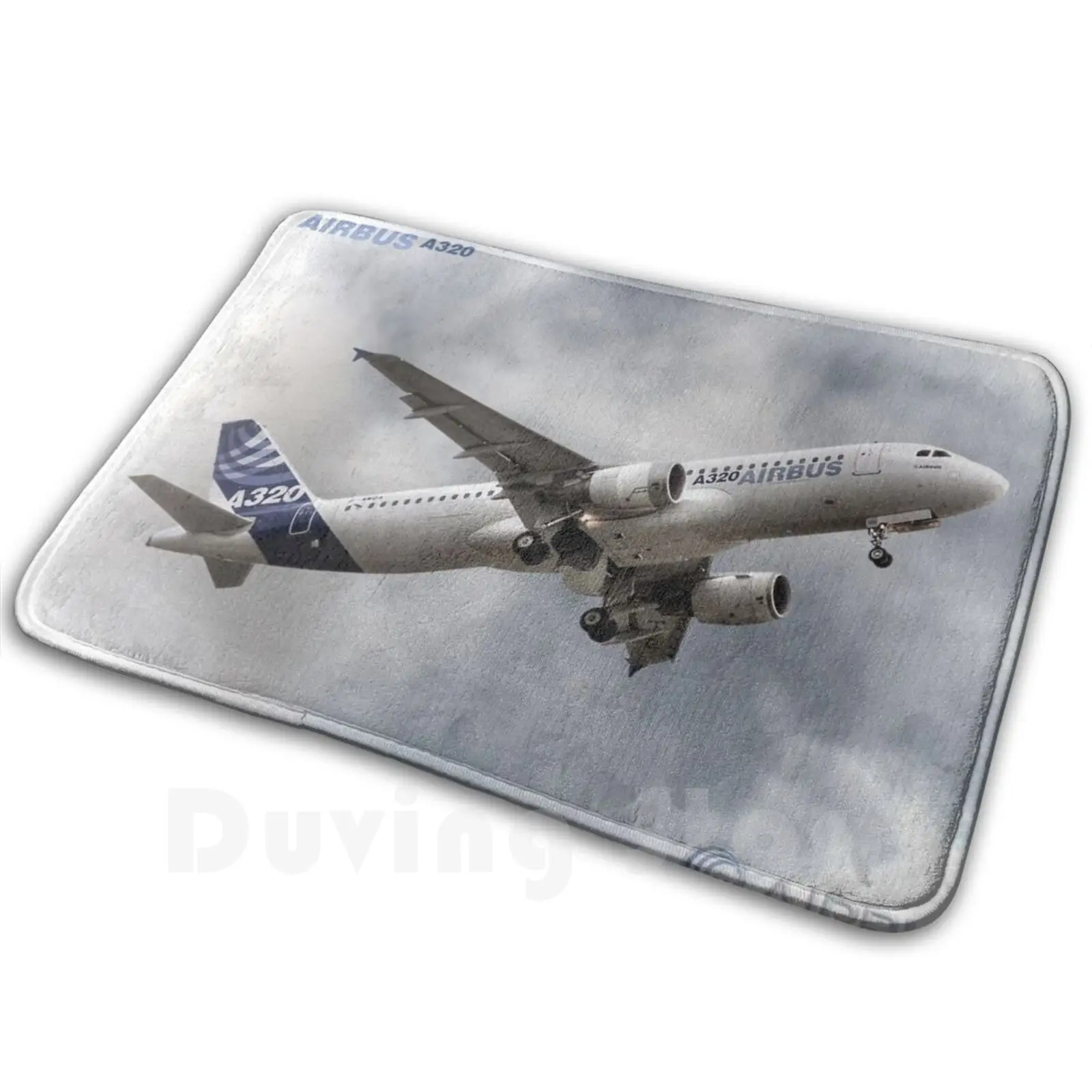 Airbus A320-Duvets , Cases , Pillows Etc Carpet Mat Rug Cushion Soft Airbus A320 A320 Airplane Plane Airplane Filton