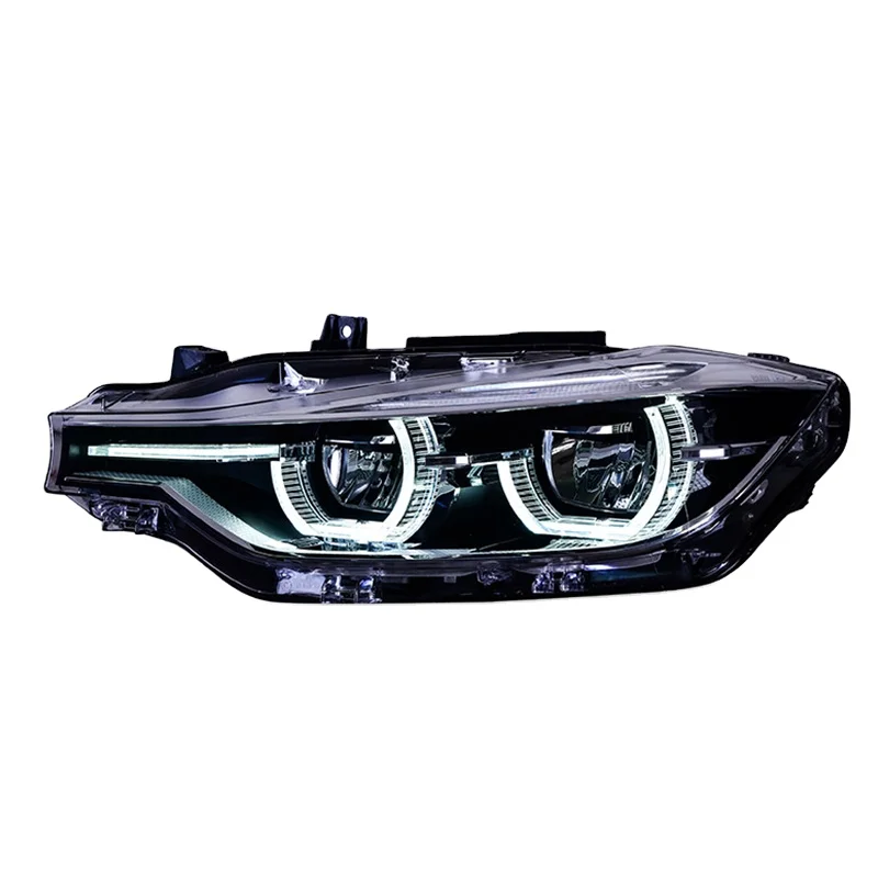 Car Light For BMW F30 F35 318 320 325 328 330 335 2013-2015 Year Full LED Angel Eyes Headlight