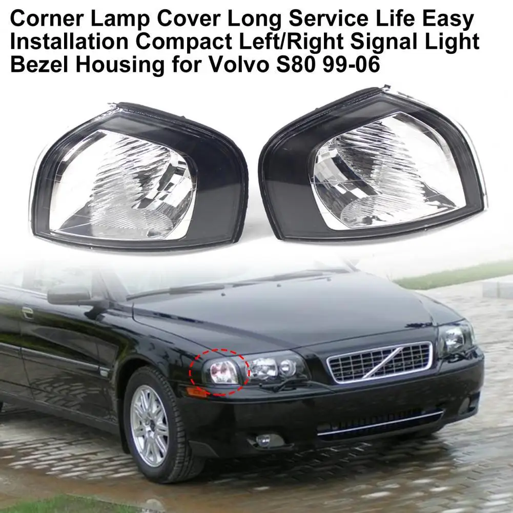 

Corner Lamp Cover Long Service Life Easy Installation Compact Left/Right Signal Light Bezel Housing 30655423 30655422 for