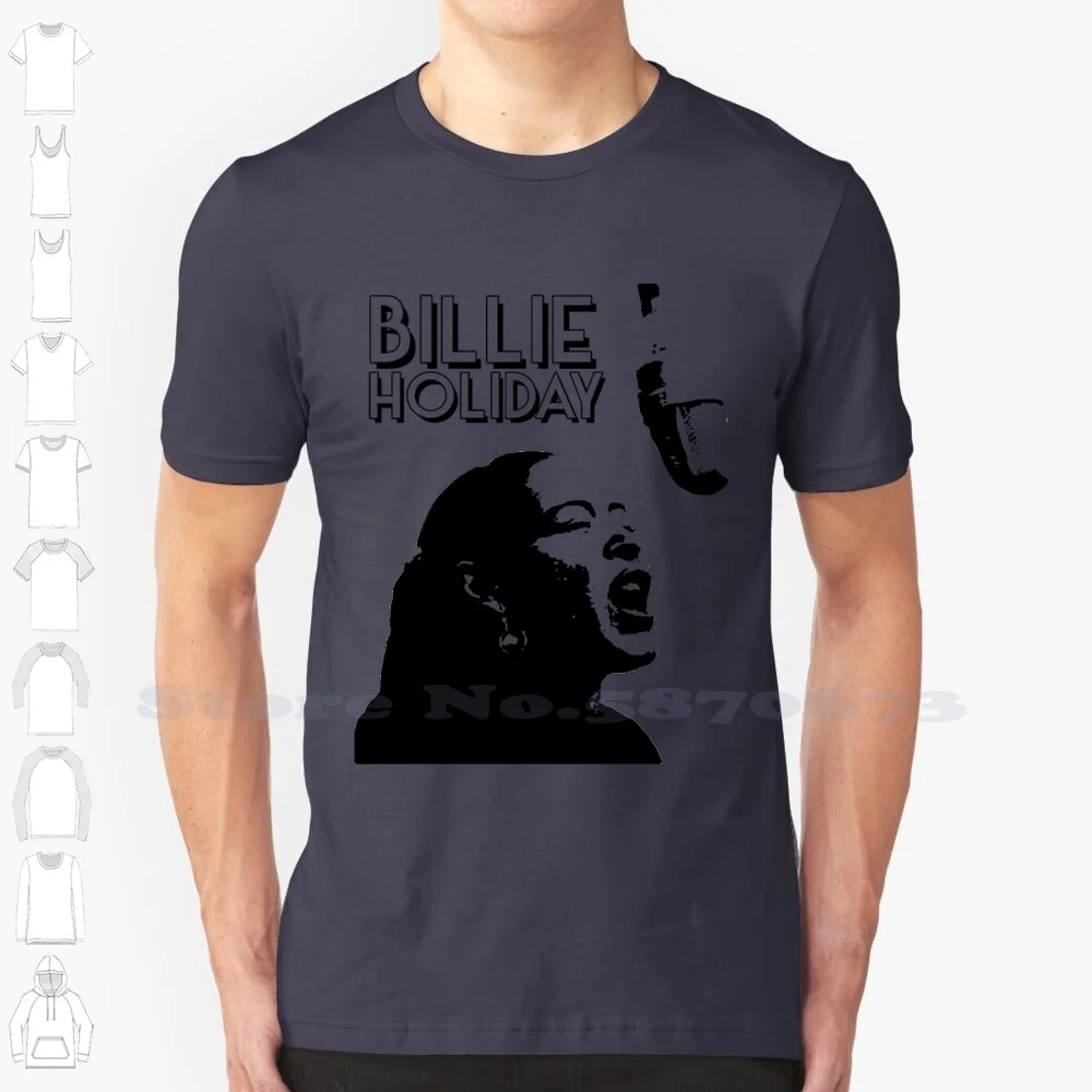 Lady Sings The Blues 100% Pure Cotton T-Shirt Holiday Blues Soul Vintage Retro Classic American Icon