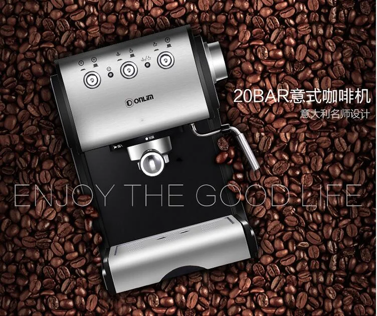 Donlim home coffee machine Italian 20Bar high pressure extraction household Italy cafe streamer pump stainless steel CM4621C