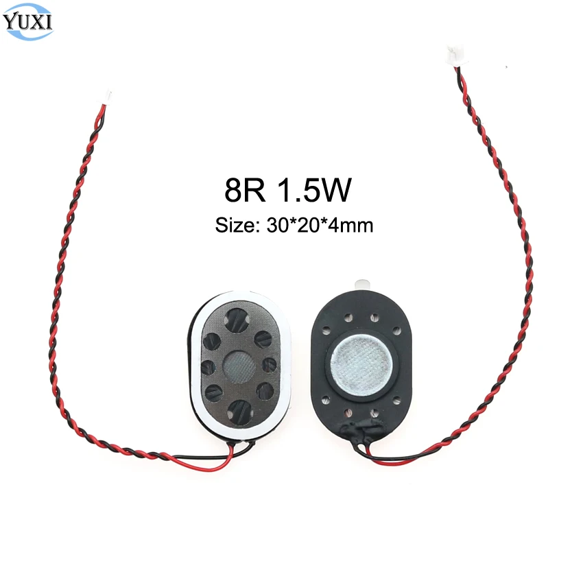 

YuXi 1 Piece GPS Speaker 8R 1.5W 20*30mm 2030 Thickness: 4mm Loudspeaker Buzzer Ringer 8 ohm 1.5 watts