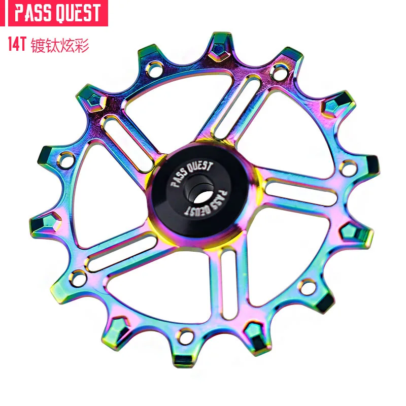 New PASS QUEST 12T/14T METEOR Narrow/Wide Derailleur Gear guide  wheel 5mm Center Diameter bike accessories