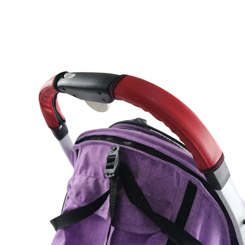 New Pram For Yoyaplus stroller Accessories Handle Pu Leather Protective Case Cover Armrest Covers Armrest Wheelchairs Strollers