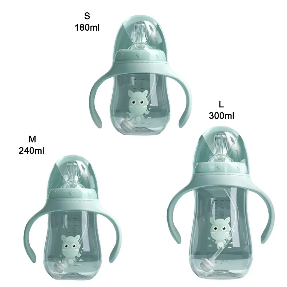 180ml/240ml/300ml Baby Bottles Lightweight Multifunctional Soft Wide-Caliber Feeding Bottle Infant Water Milk Drinking Cup