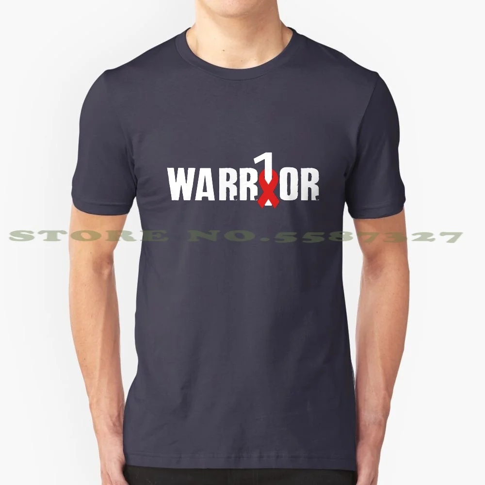 Worrior - Hiv Aids Awareness 100% Cotton T-Shirt Protection Stop Aids Shame Hiv World Aids Day Prevention Health Healthy