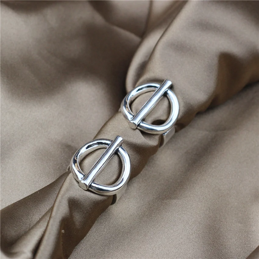 ANSLOW Fashion Jewelry Accessories Antique Silver Plated Geometric Irregularity Round Opening Size Finger Ring Charms LOW0091AR