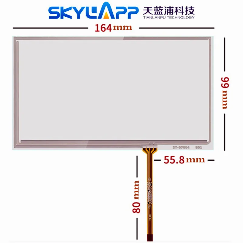 

Touch Screen Panel for Industrial Handwriting, Touch Screen, 4 Wire, Innolux, at070tn92, at070tn90, 164mm x 99mm, 7''inch