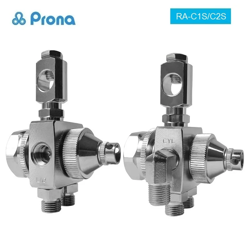 

Prona RA-C1S/C2S Simplified Mini High-Pressure Automatic Spray Gun Pneumatic Tool Paint Pistol for Compressor Painting Tools