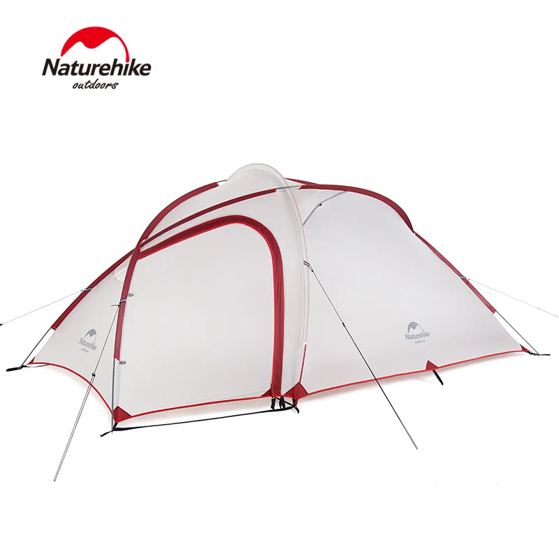 Naturehike Outdoor Hiby Tent Camping Portable Tent 20D Silicone Rainproof Windproof 3-4Persons Ultralight 4 Season Hiking Tent