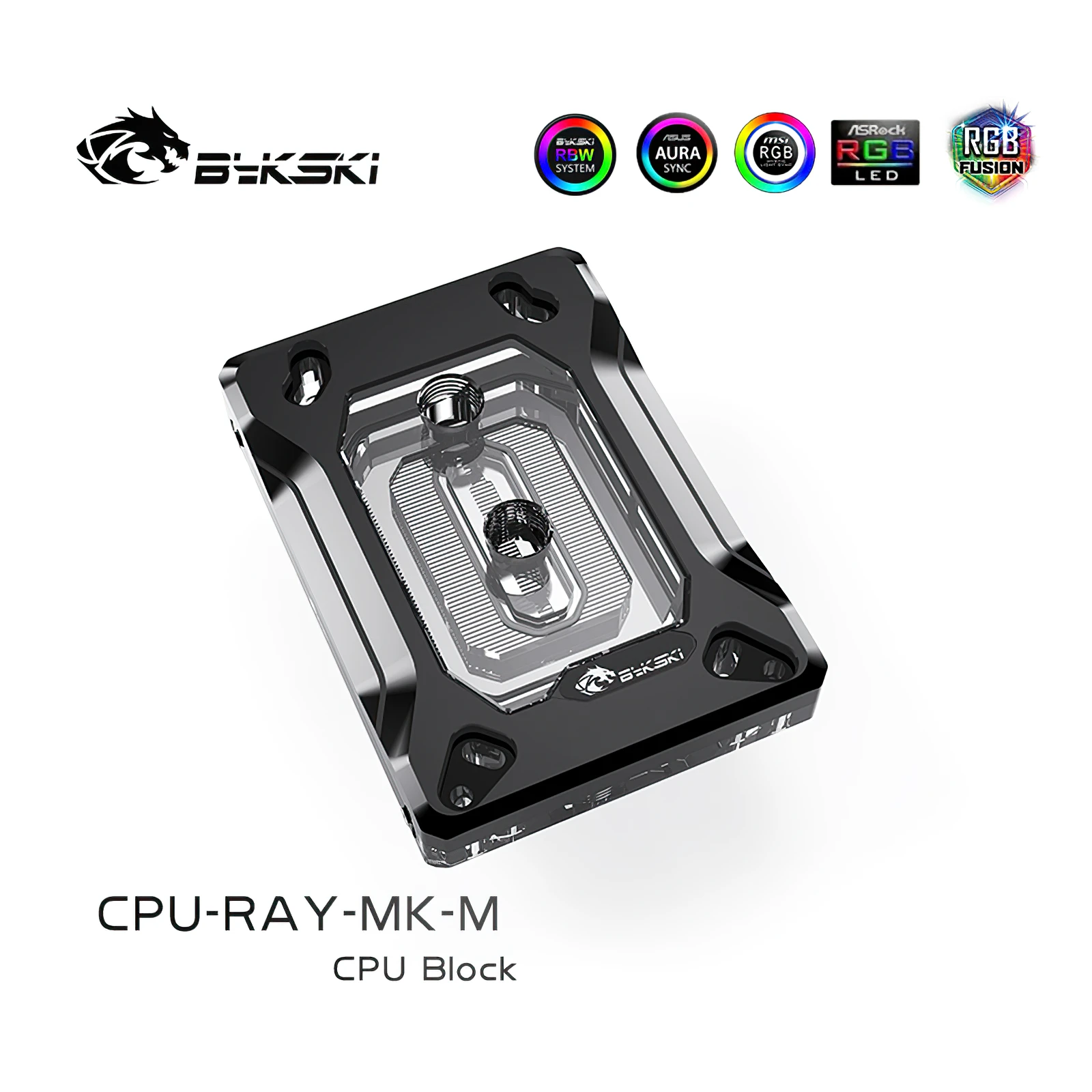 Imagem -05 - Bykski-rgb Liquid Cooling Rgb Block Cooler Cpu para Amd Ryzen Am5 Am4 Am3 Mais Am3 Am2 Mais Am2 Fm2 Mais Fm2 Fm1 Cpu-ray-mk-m