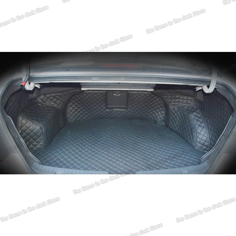 

Leather Car Trunk Mat Cargo Liner for hyundai sonata 2009 2010 2011 2012 2013 2014 I45 YF accessories interior rear boot auto