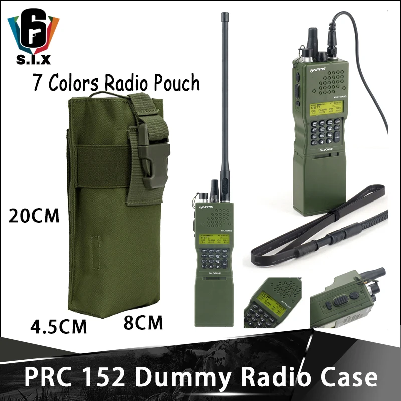 

Tactical Airsoft Military PRC 148 Dummy Radio Case Talkie Walkie With Radio Pouch Pocket PRC-148 Accessory Antenna Package