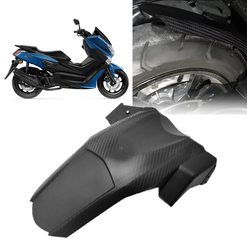 Parafango posteriore per moto parafango Hugger Splash Guard modello in fibra di carbonio per YAMAHA NMAX 155 NMAX 150