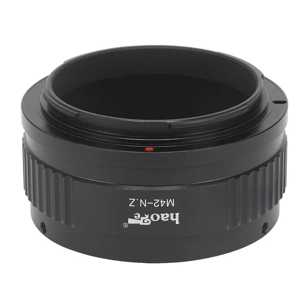 Haoge Manuelle Objektiv Mount Adapter für 42mm M42 Berg Objektiv Nikon Z Berg Kamera wie Z6 Z7