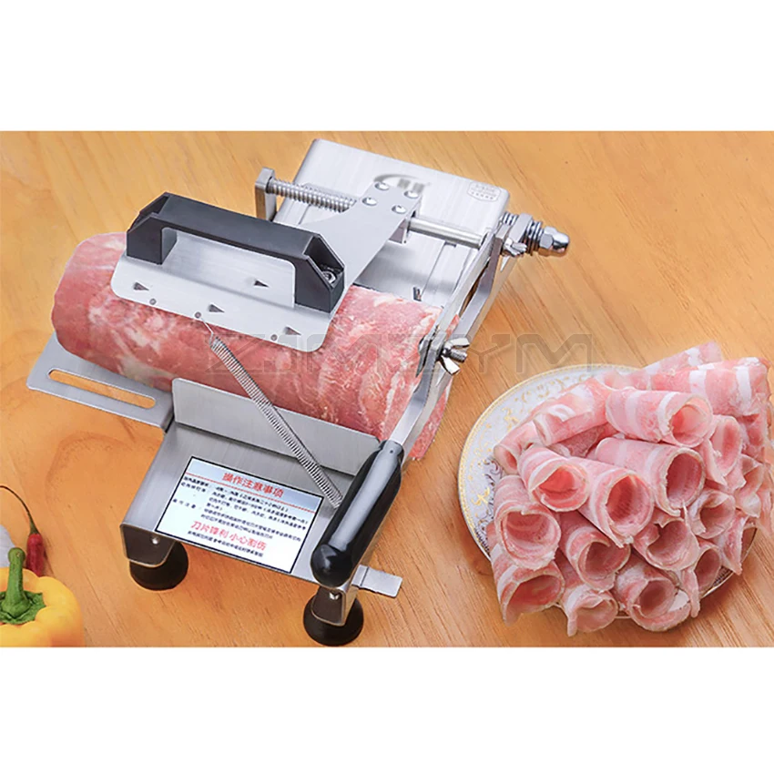 สแตนเลสเนื้อหั่นเครื่องเครื่องใช้ในครัวเรือนความหนาปรับเนื้อผักเครื่องตัดเครื่องมือห้องครัว