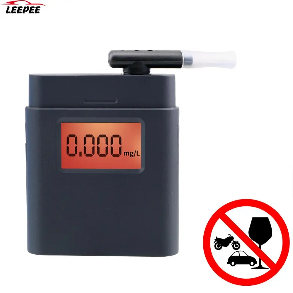 

Digital Breathalyzer Breath Alcohol Tester Analyzer Test Tools Detector Device Small Car Accessories Motorycle Driver Universal