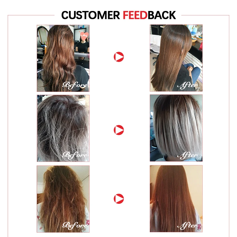 300ML Nice Smelling Keratin Treatment Without Formalin Straighten Damaged Frizzy Hair