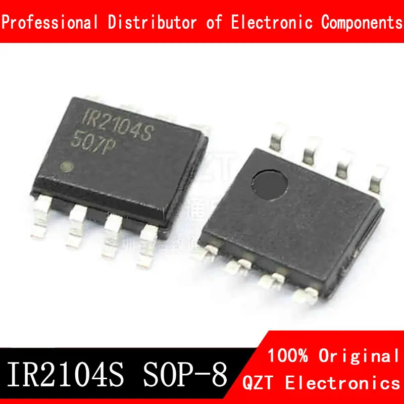 10 шт./лот IR2104S SOP8 IR2104 SOP IR2104STRPBF SMD IR2104SPBF SOP-8 новая Оригинальная фотография