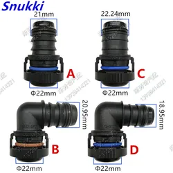 high quality 22mm exhaust pipe connector water box connector auto plastic fittings for car 2pcs a lot