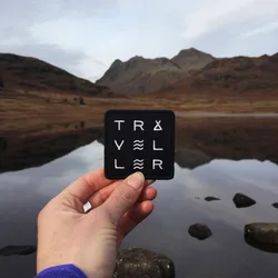 The Nature Traveller Travel Wanderer Traveler Patch Wanderer Traveler OUTDOOR Explore Patch Badge Applique
