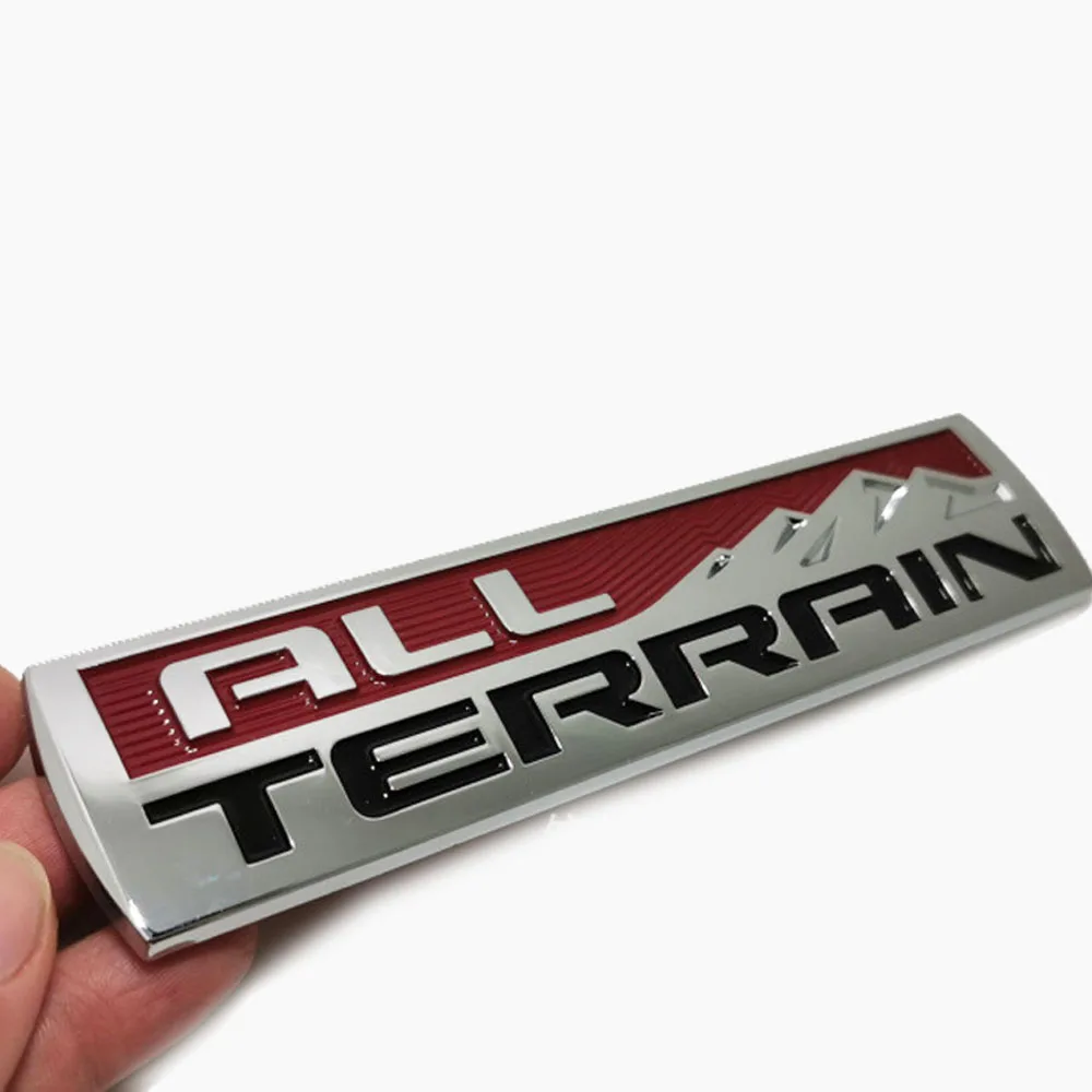 1PC ALL TERRAIN ABS Car Sticker 3D Badge Decal Emblem Decal Auto Accessories  Exterior