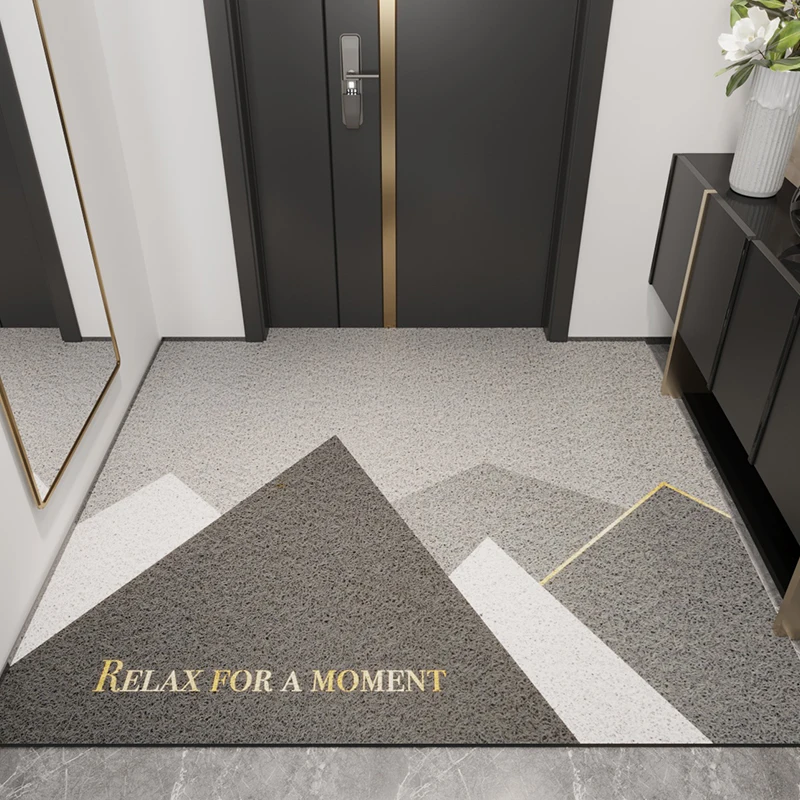 

Modern Design Entrance Door Mat Carpet Living Room PVC Anti-slip Mat Custom Hallway Mat Carpet Kitchen Bath Indoor Home Door Mat