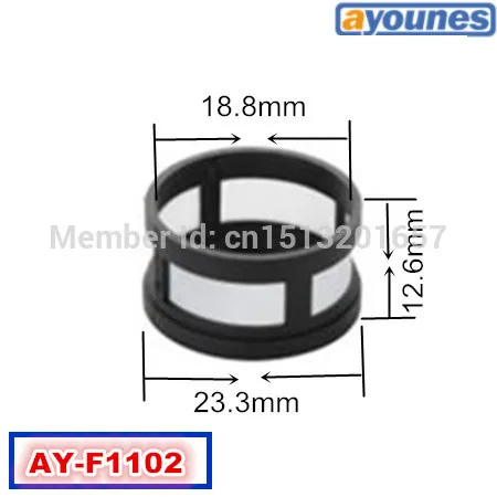 free shipping 200pieces Up Fuel Injector Filter for Siemens, Marelli IWM50001(AY-F1102)