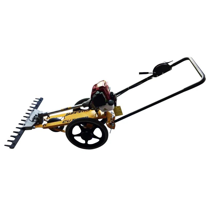 Hand push lawn mower multi-function four-stroke small petrol mower land reclamation garden agricultural orchard lawn mower