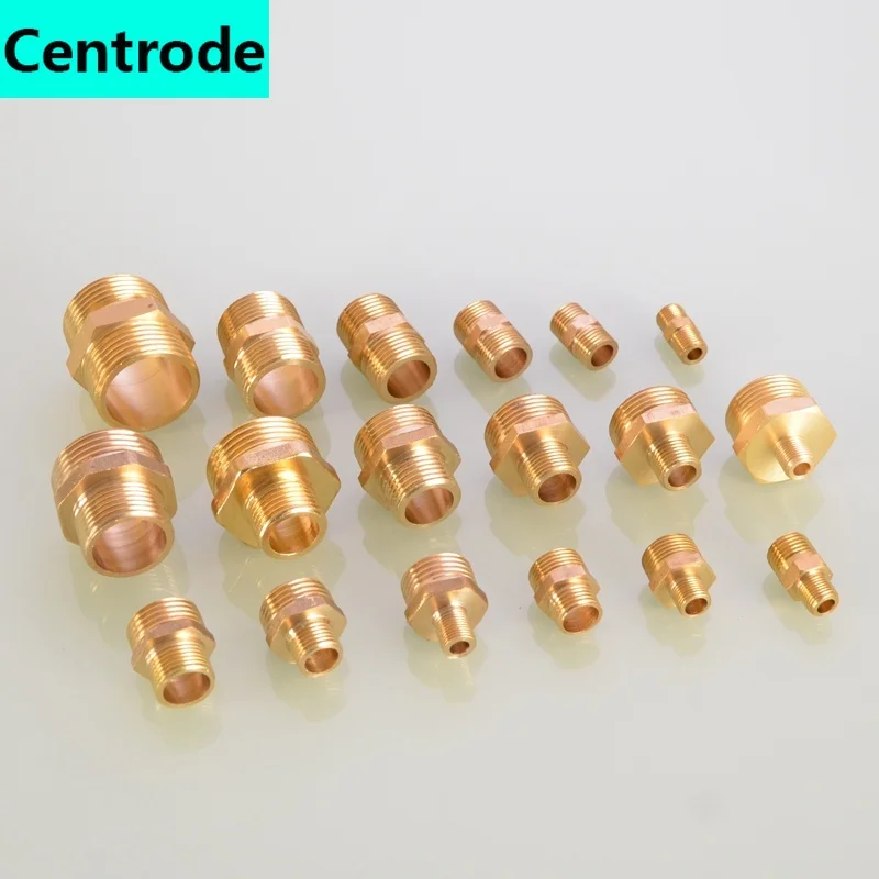 Adaptador para fio externo, 1/8 em 1/4, 3/8 em 3, 4 em 1 polegada, redutor de dentes, fio externo duplo