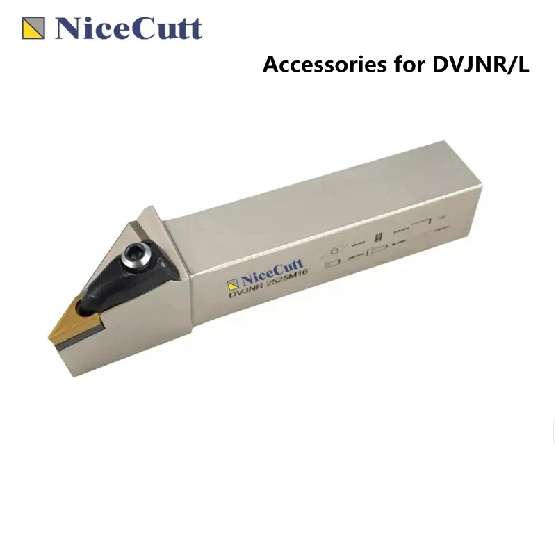 NiceCutt The Accessories VN-D1603 DXD0512 DYB2914 DGD0520 For DVJNR Lathe Tools Holder Machine  Turning