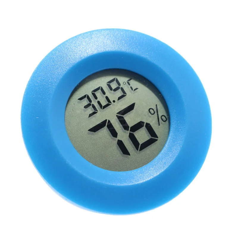 1 Buah LCD Mini Digital Termometer Hygrometer Kulkas Freezer Tester Suhu Kelembaban Meter Detektor Thermograph Pet Auto Mobil