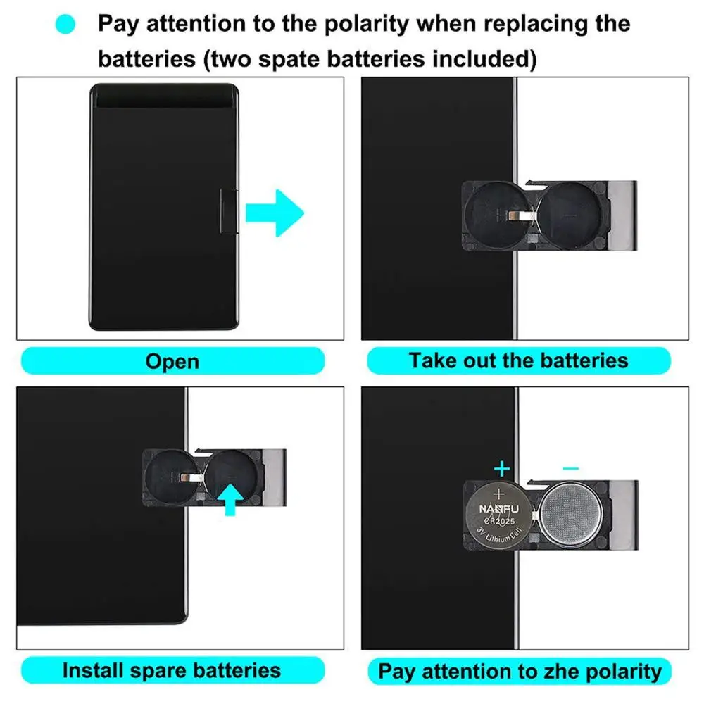 Travel Mirror, Portable LED Lighted Makeup Mirror,Touch Switch Makeup Mirror,Folding Compact Mirror 1X & 2X Magnification