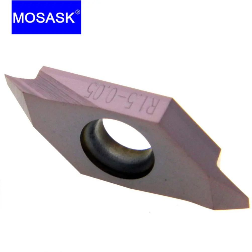 MOSASK TKFB 12R ZM856 CNC Lather Processing Stainless Steel Small Parts Machining  Turning Inserts Cemented Carbide Plates