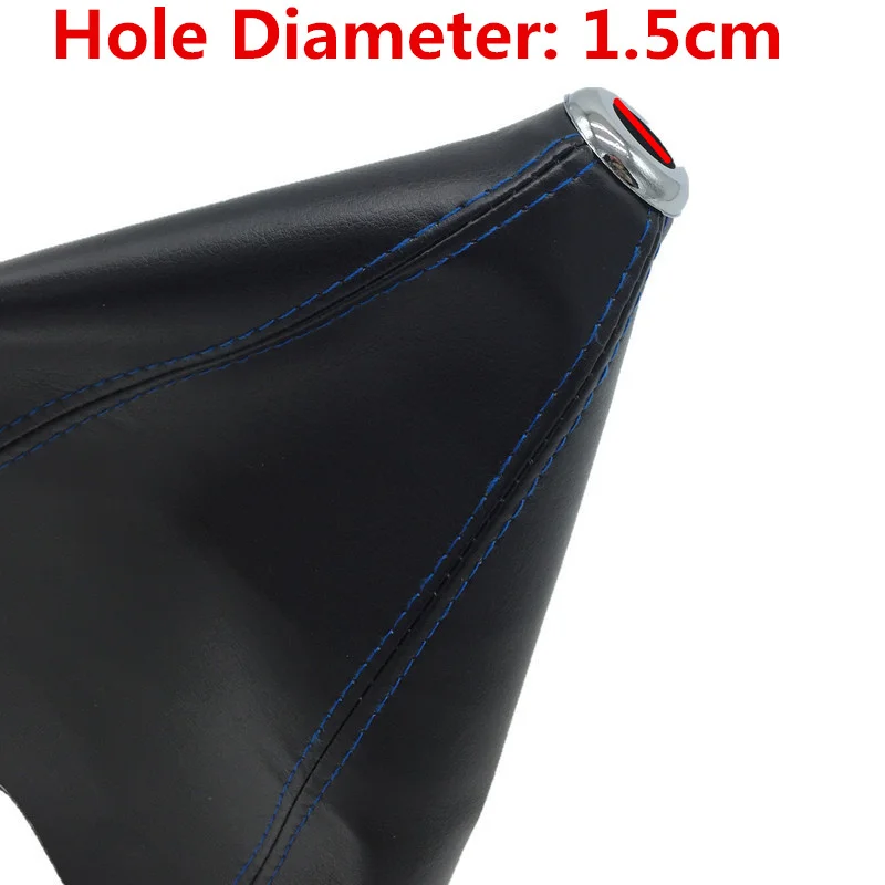 Universal Leather Shifter AT MT Car Shift Knob Shifter Gear Knob Gaiter Boot Cover For Ford Galaxy Mondeo 3 4 S-max C-max Honda