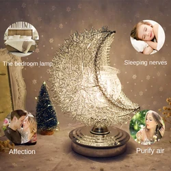 Creative Decor 220V Electric Fragrance Essential Oil Lamp Air Aroma Diffuser Night Light Dimmable Aromatherapy Nest Table Lamp