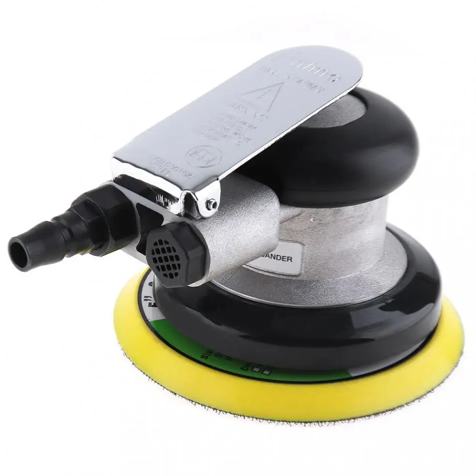 Polegada Ferramenta Pneumática Máquina de Polimento Lixadeira ar Polidor Ferramenta Orbital Máquina Lixadeira Elétrica Polidor para Trabalhar Madeira 5