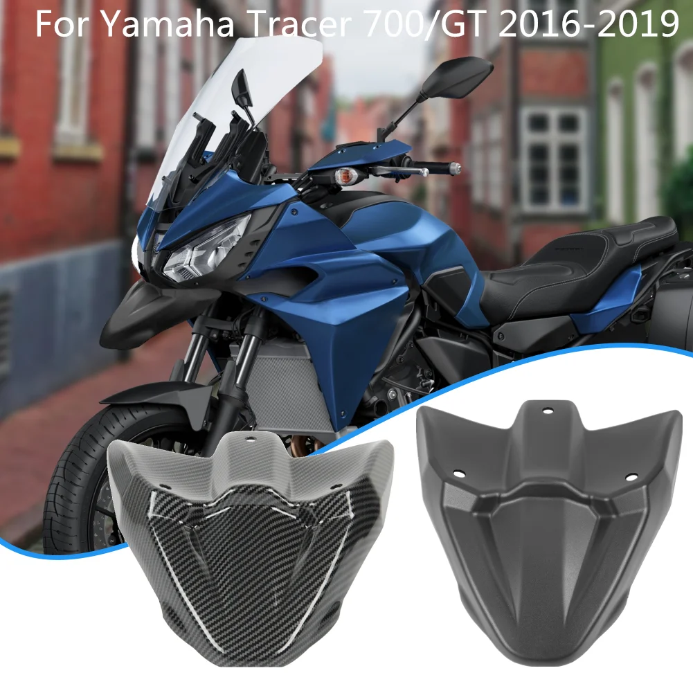 

2017 2018 Tracer700 GT Motorcycle Front Wheel Fender Beak Nose Cone Extension Cover Extender Cowl ForYamaha Tracer 700 2016-2019