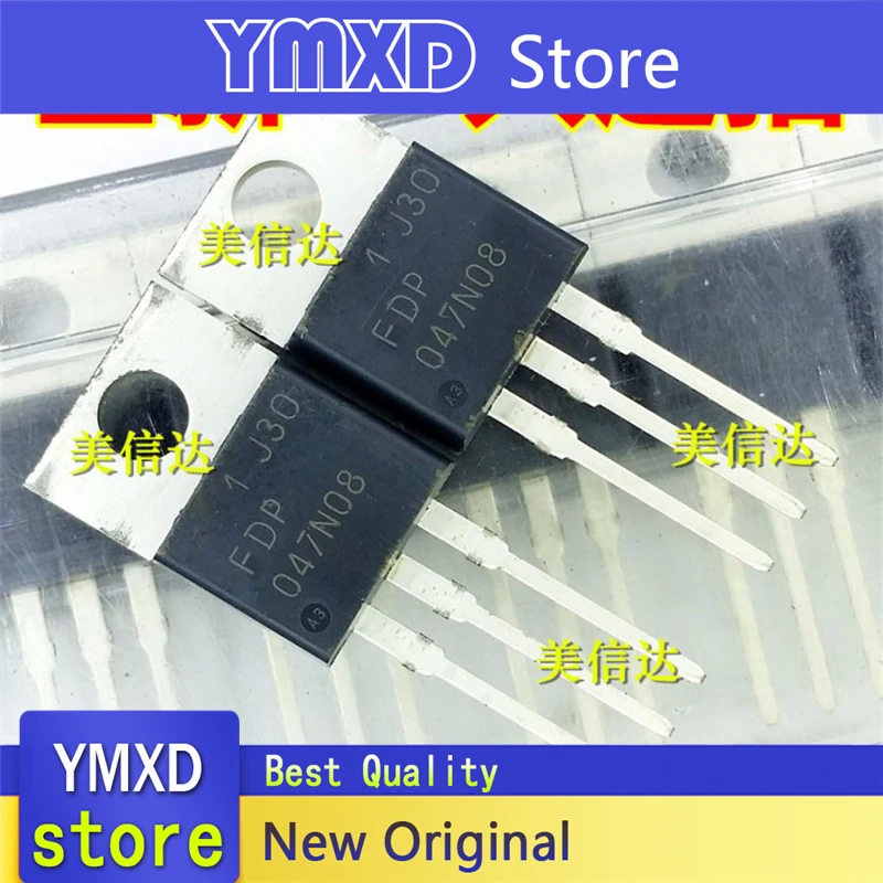 10pcs/lot New Original FDP047N08 47N08 Field Effect Tube TO-220 In Stock