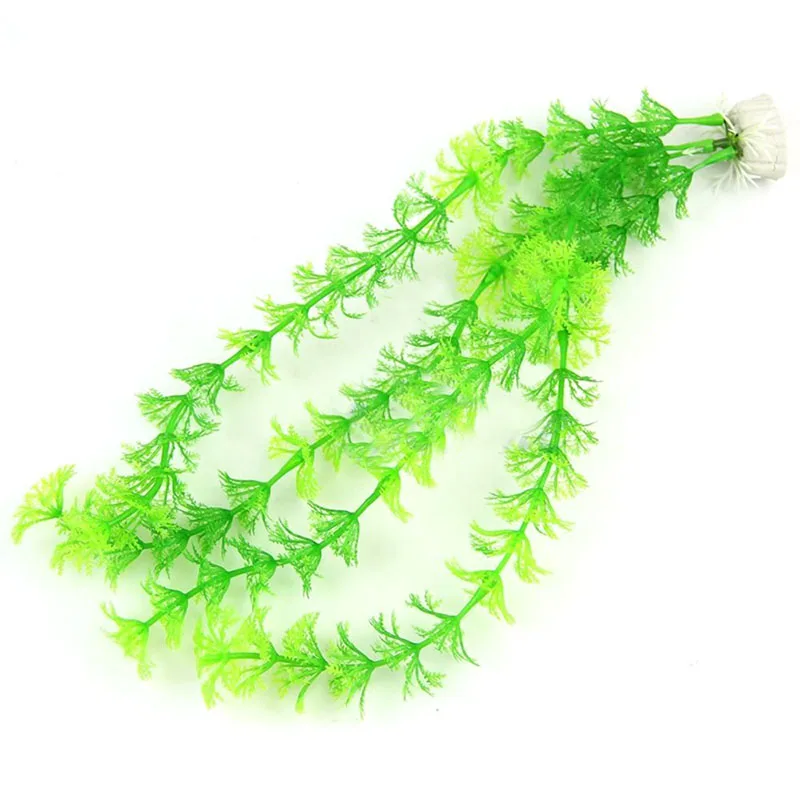 Underwater Artificial Plastic Plants Decoration Aquarium Fish Tank Green Water Grass Ornaments Viewing Decor Pet Supplies